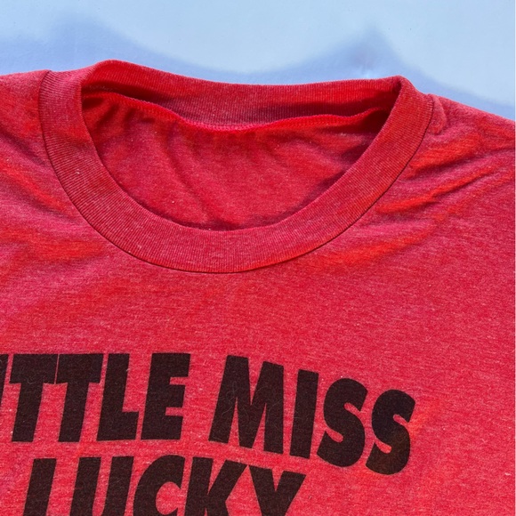 XS LITTLE MISS LUCKY RED T-SHIRT - Picture 5 of 6